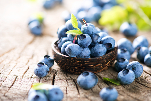healthy fitness foods : blueberries