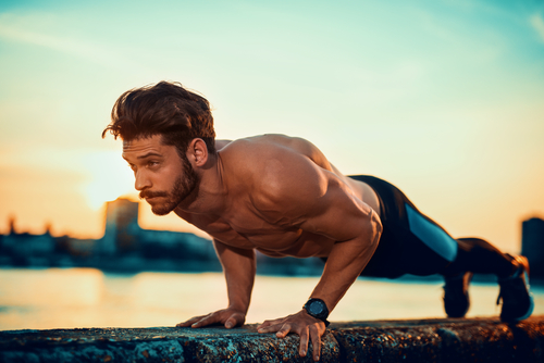 fat burning exercises to melt your winter waistline : pushup