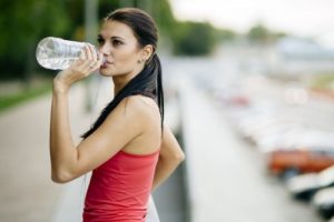 boire peu d'eau avant sa séance fitness