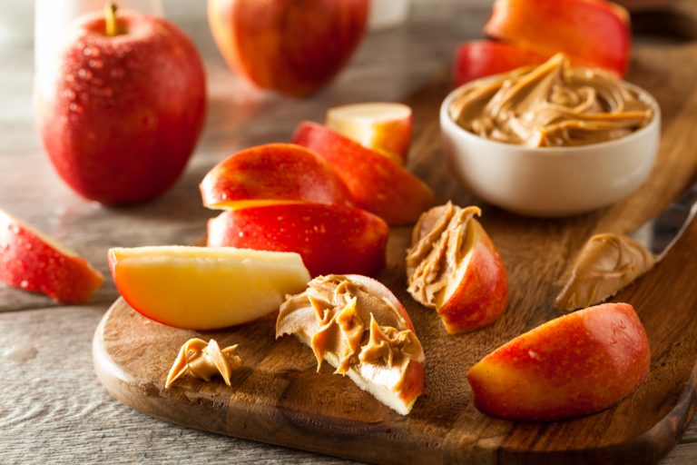 apple peanut butter snack